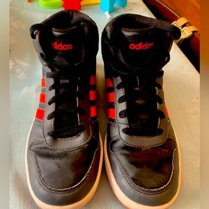 Adidas high tops barely worn